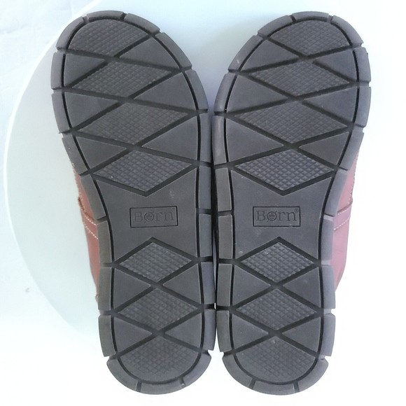 Born Han Sawyer Brown Leather Slip On Loafers Mens Size 7 Casual Comfort - Picture 10 of 10